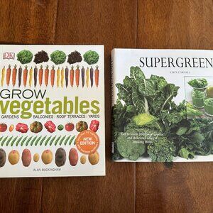 Books Grow Vegetables Learn How To Garden + SuperGreens Healthy Food Recipes